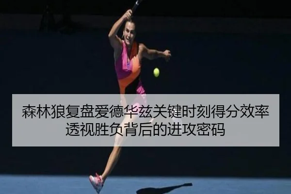 森林狼复盘爱德华兹关键时刻得分效率透视胜负背后的进攻密码